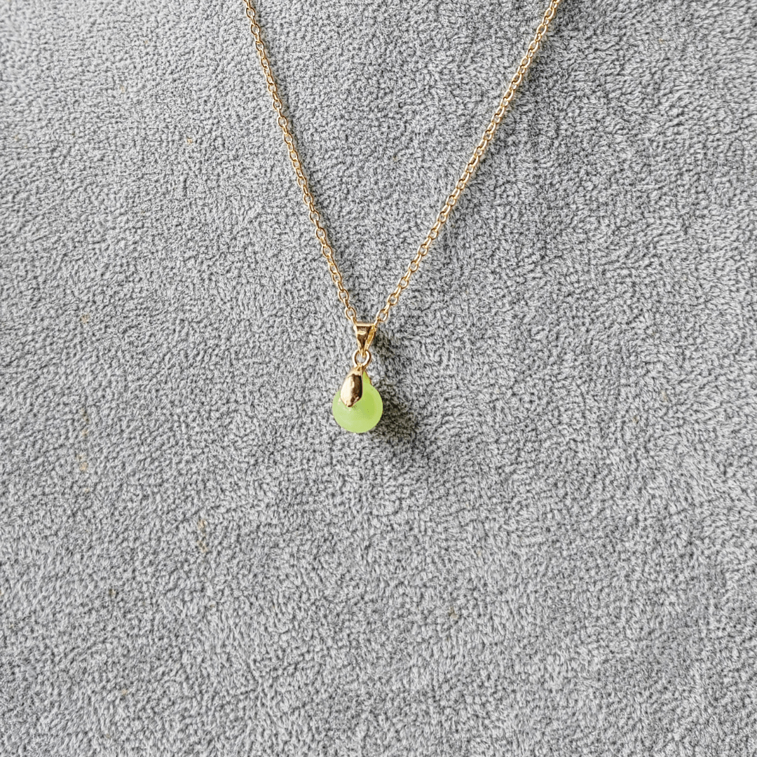 Peridot necklace for clarity