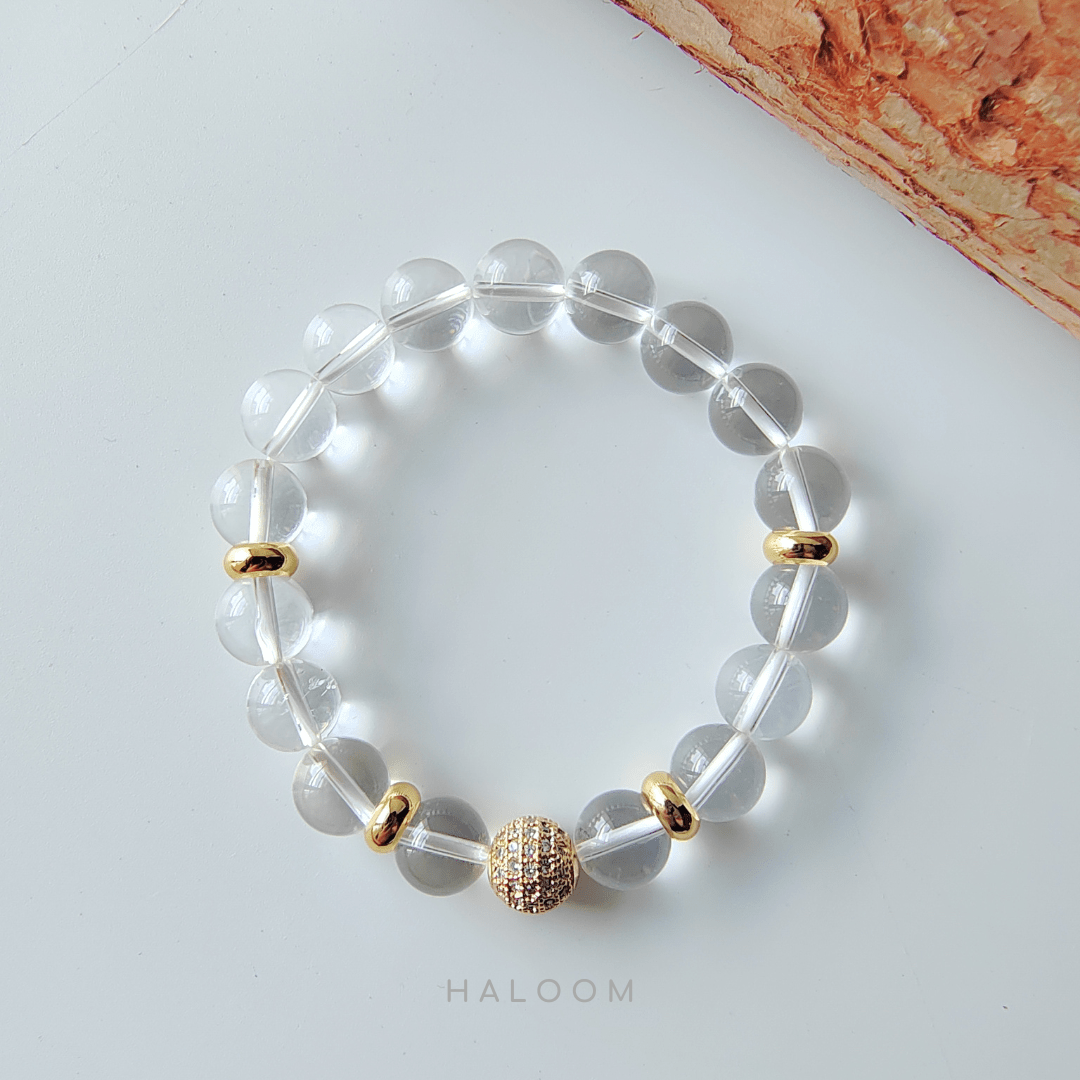 Clear Quartz bracelet (10mm)