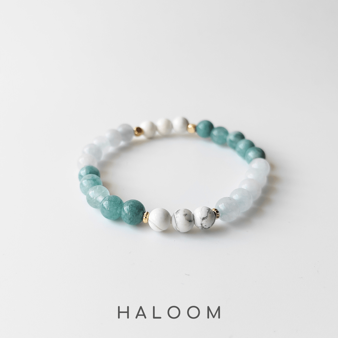 Graceful Calm gemstone bracelet (8mm)
