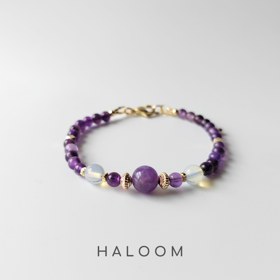 Peace of Mind healing gemstone bracelet