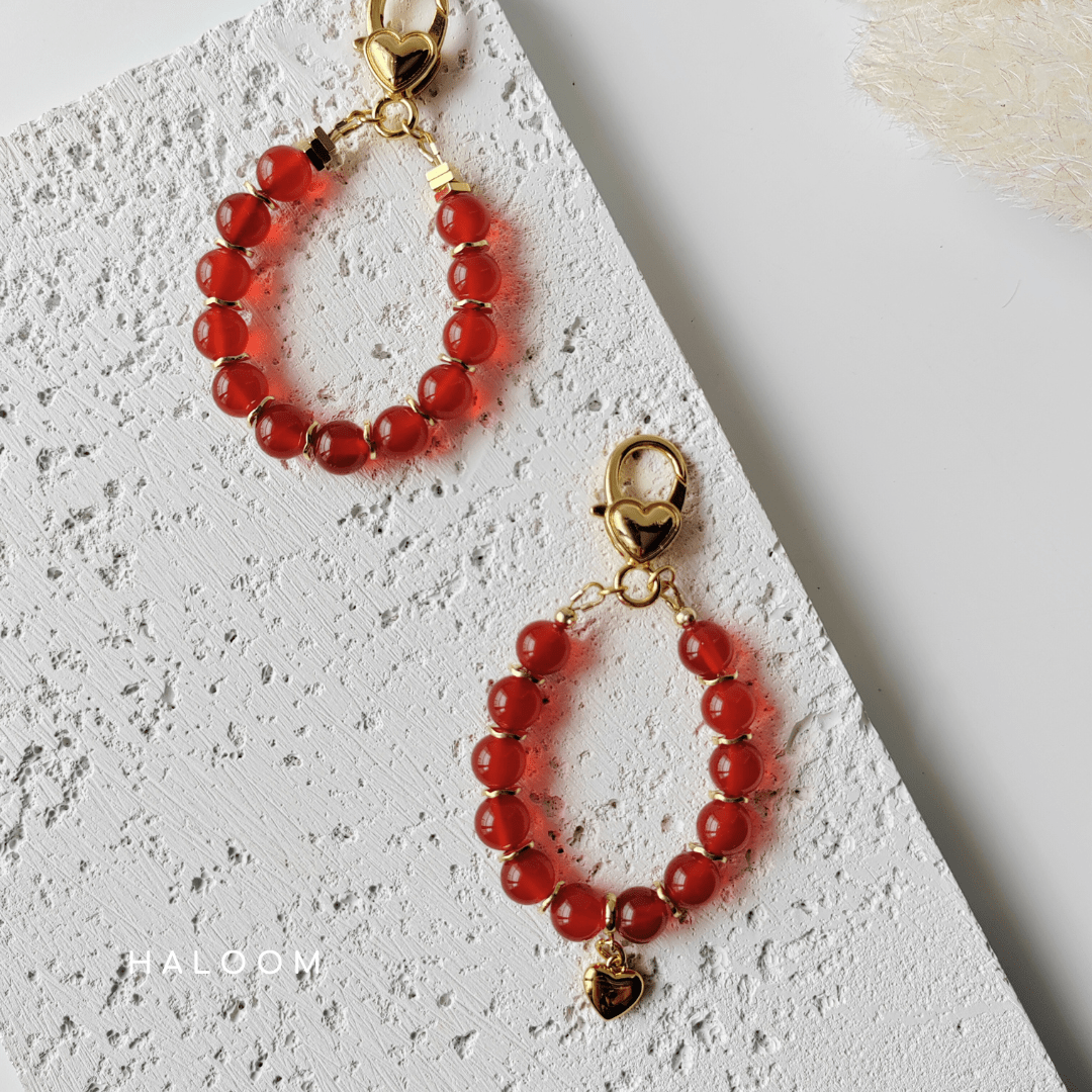 Red Carnelian intention charm – for drive and confidence
