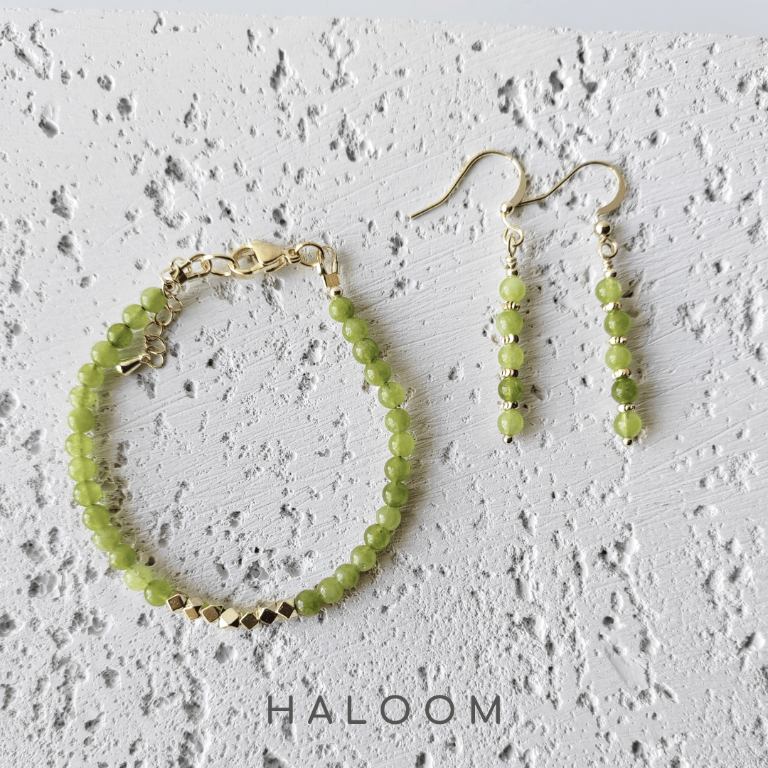 Peridot set (4mm)