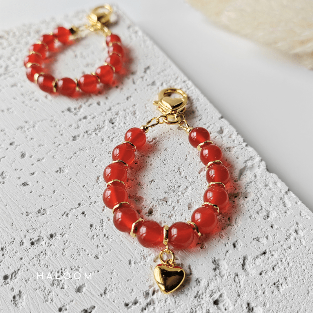 Red Carnelian intention charm – for drive and confidence