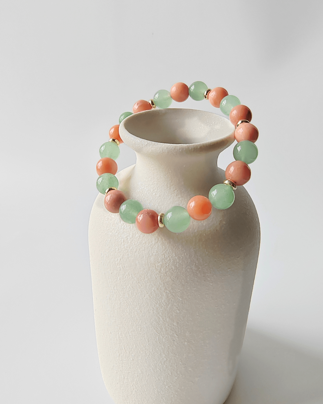 Fortune Flow green and pink aventurine sets
