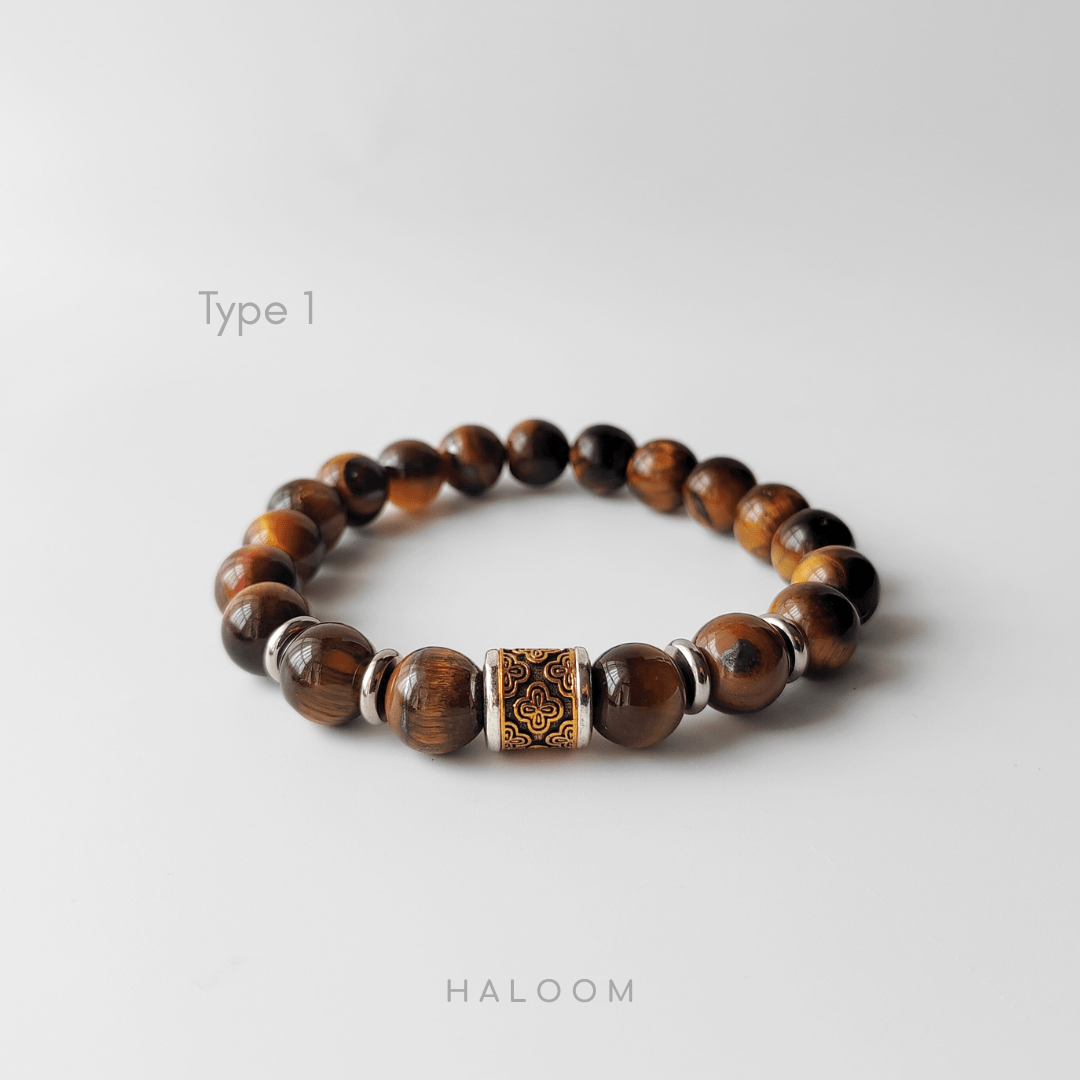 Tiger’s eye bracelet for men (10mm)
