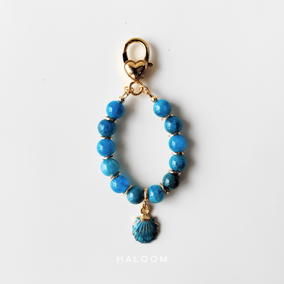 Blue Apatite intention charm – for focus and motivation