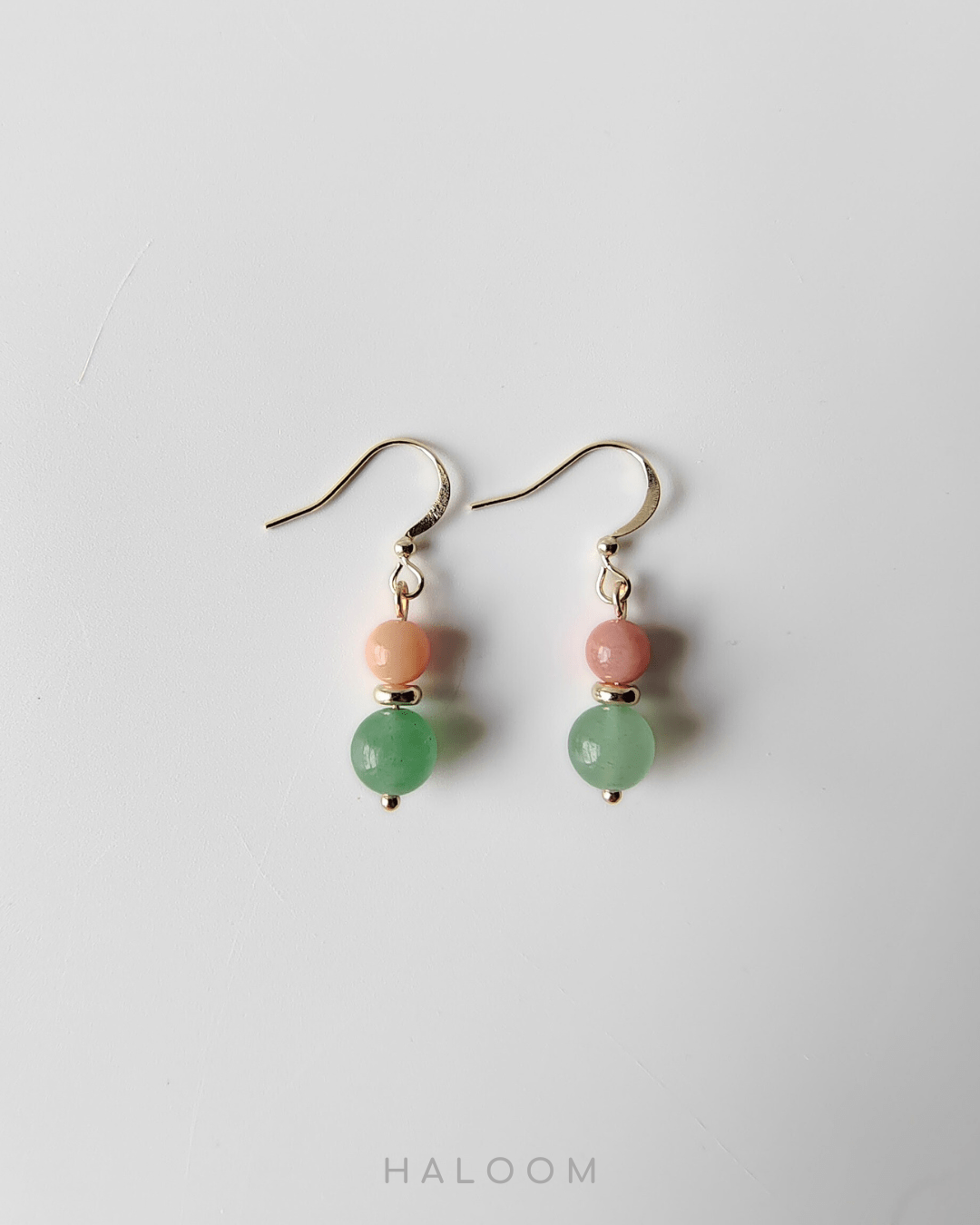 Fortune Flow green and pink aventurine sets