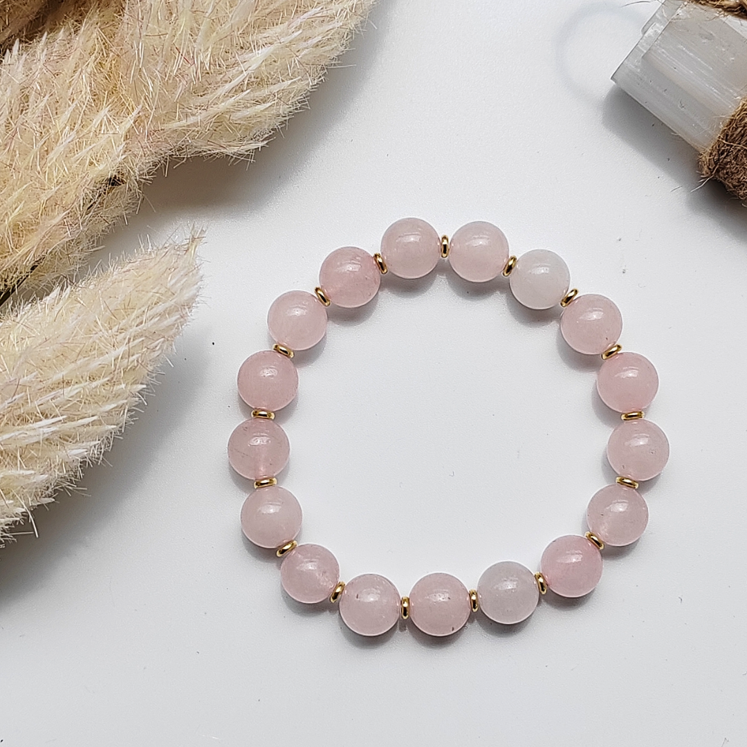 Unconditional Love Bracelet – Rose Quartz 10mm