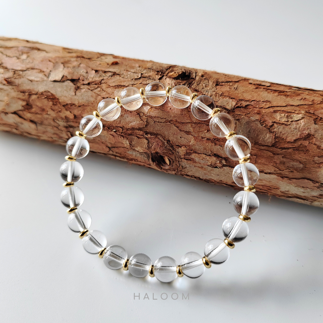Clear Quartz bracelet (8mm)