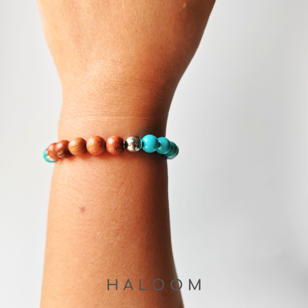 Turquoise bracelet 8mm