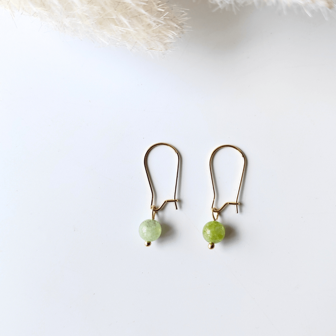 Peridot earrings – 6mm August birthstone