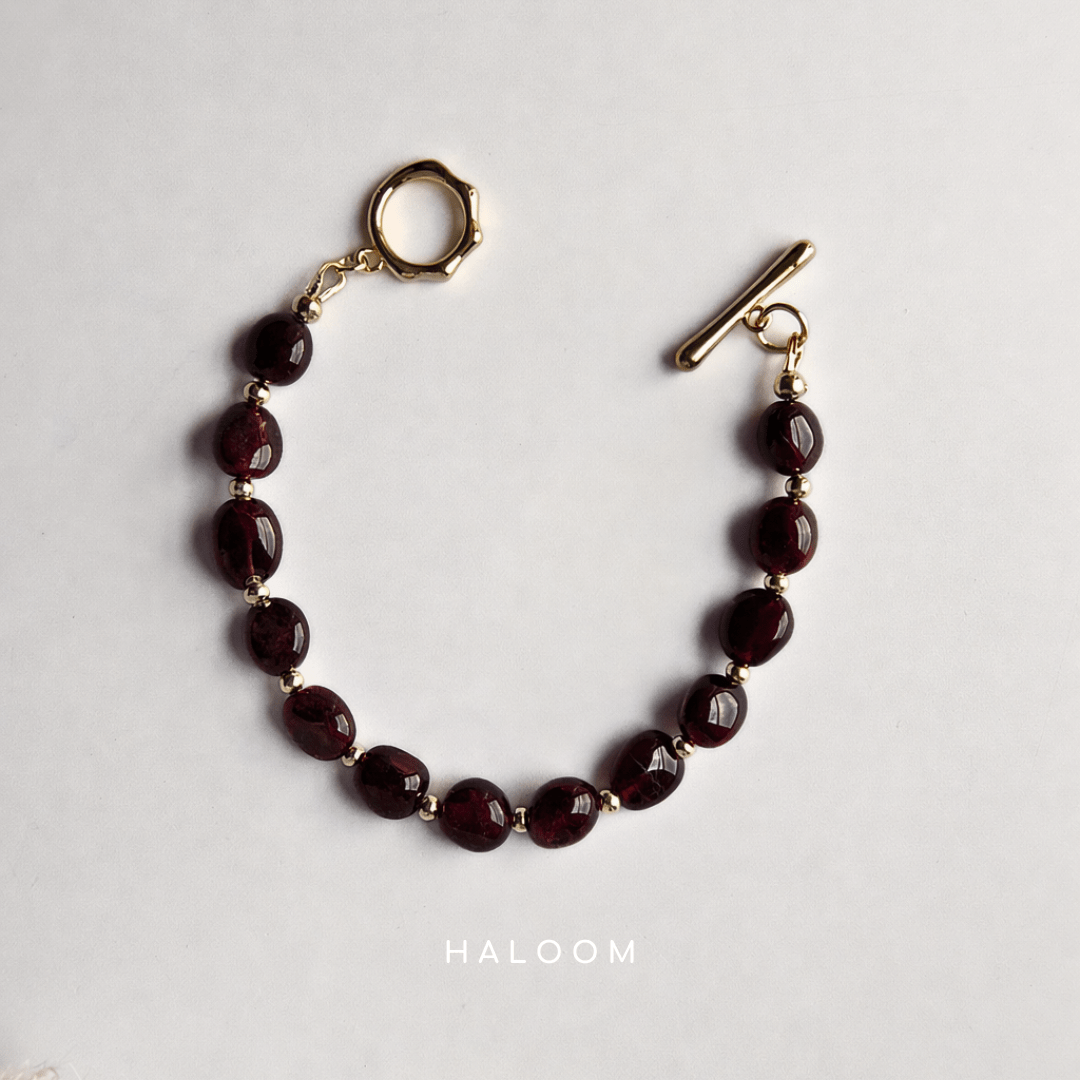 Vitality garnet bracelet