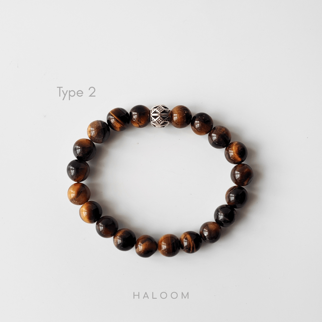 Tiger’s eye bracelet for men (10mm)