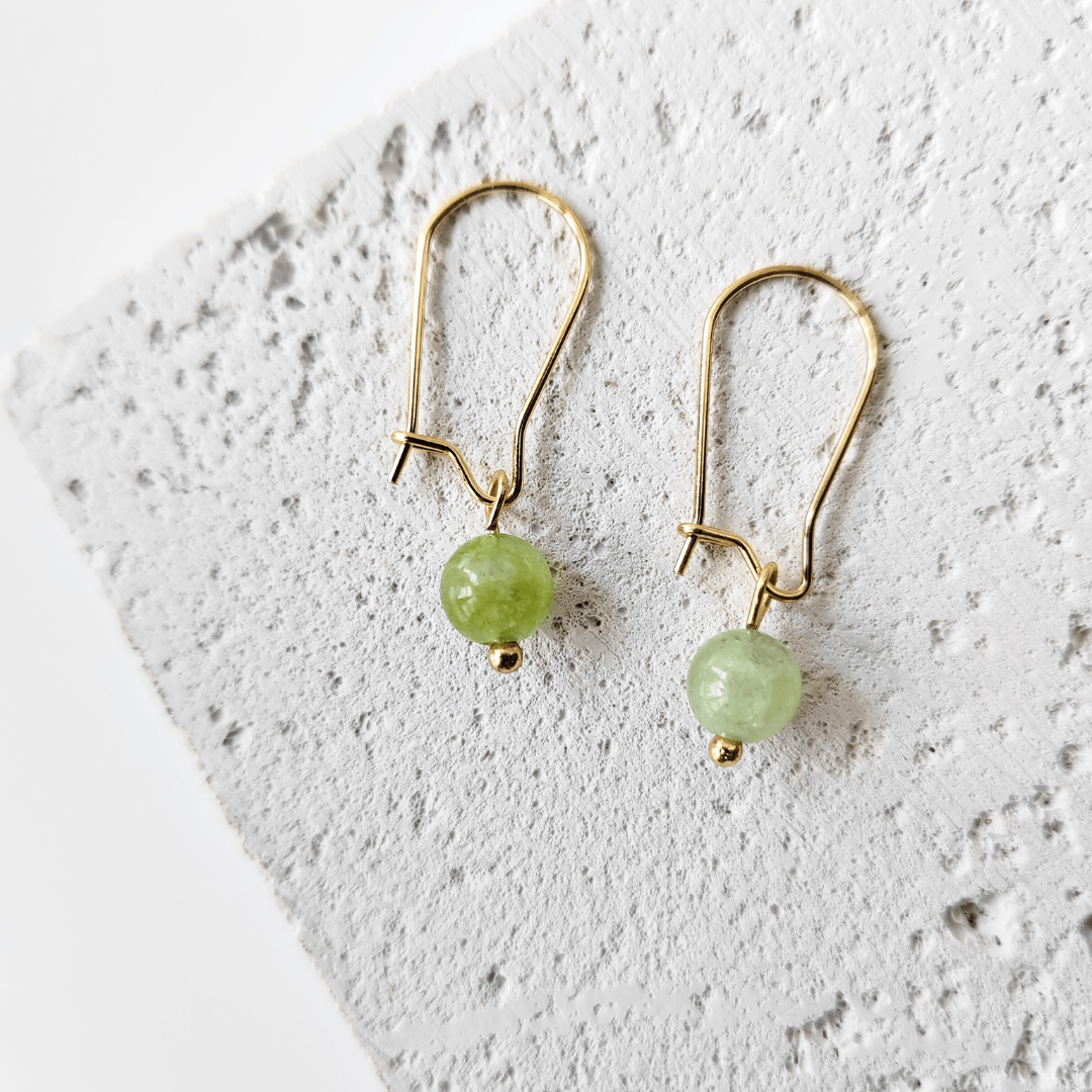 Peridot earrings – 6mm August birthstone