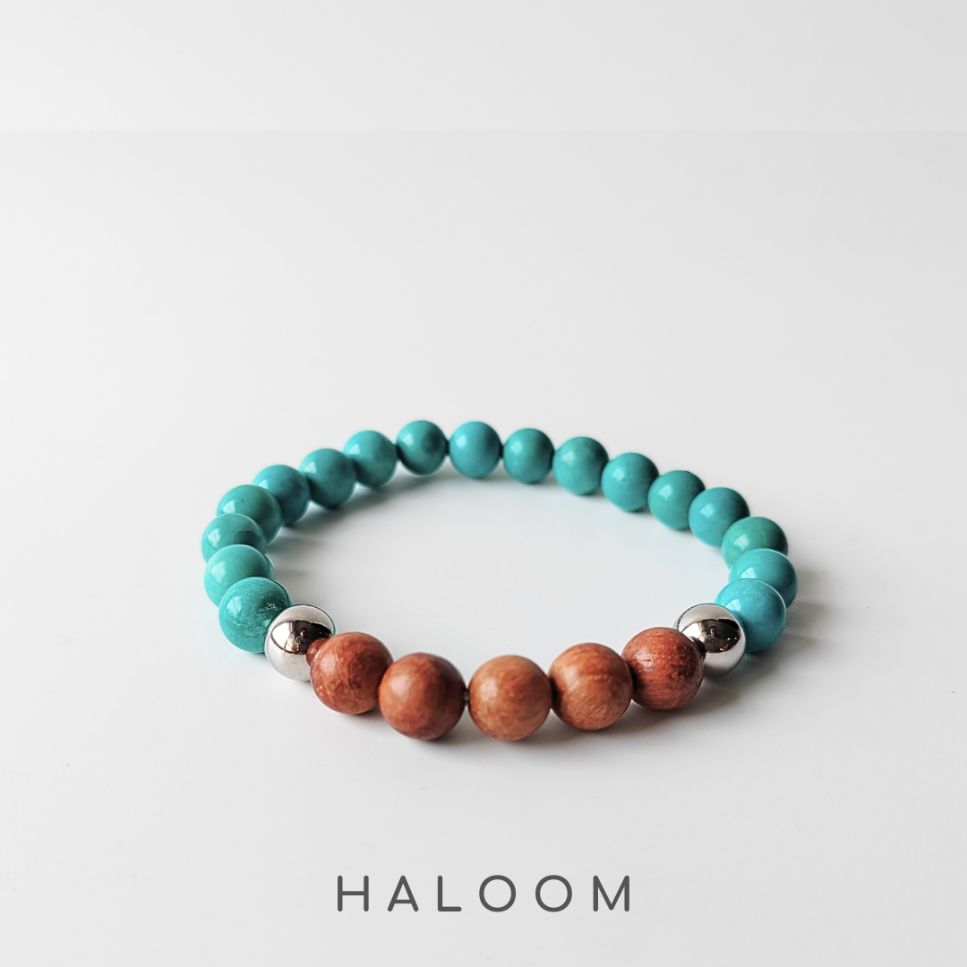 Turquoise bracelet 8mm