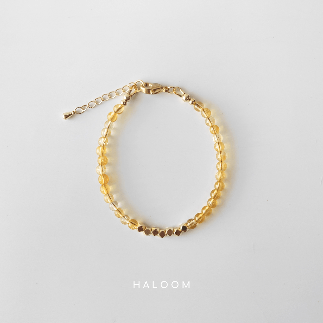 Citrine bracelet (4mm)