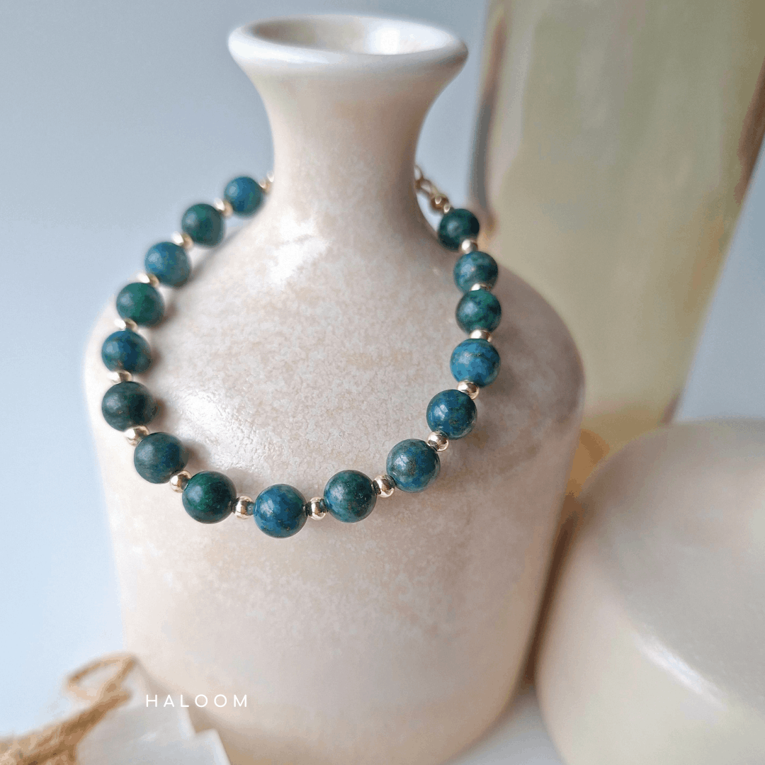 Phoenix Stone Bracelet for Communication, Emotional Healing & Confidence