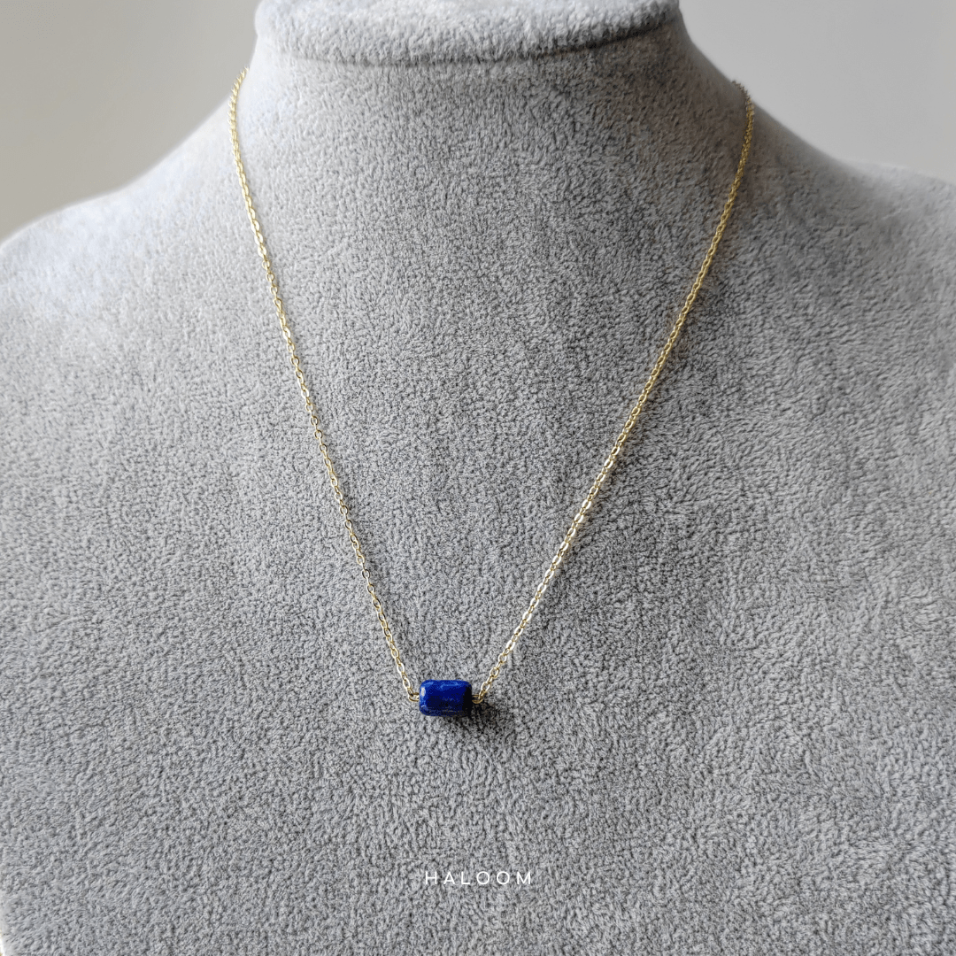 Clarity lapis lazuli necklace