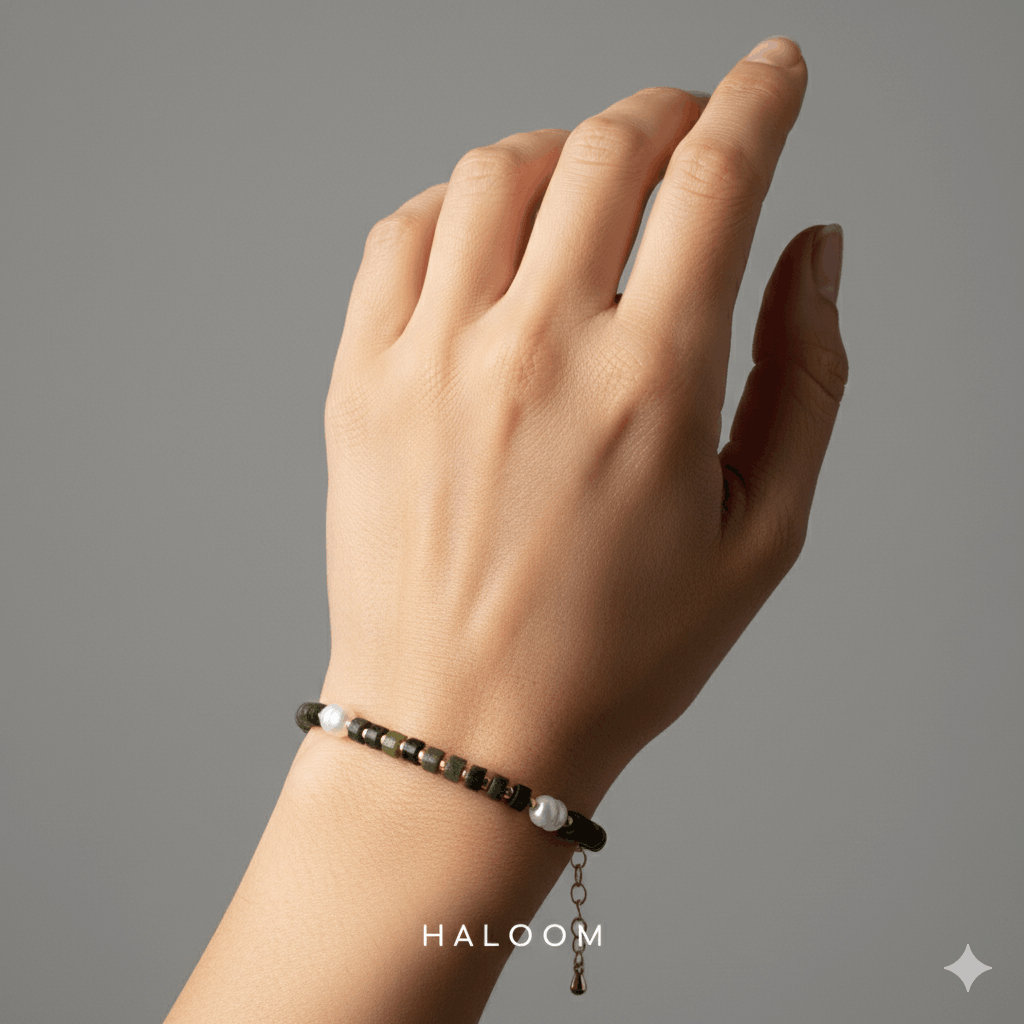 Canadian Green Jade Bracelet for Harmony & Prosperity