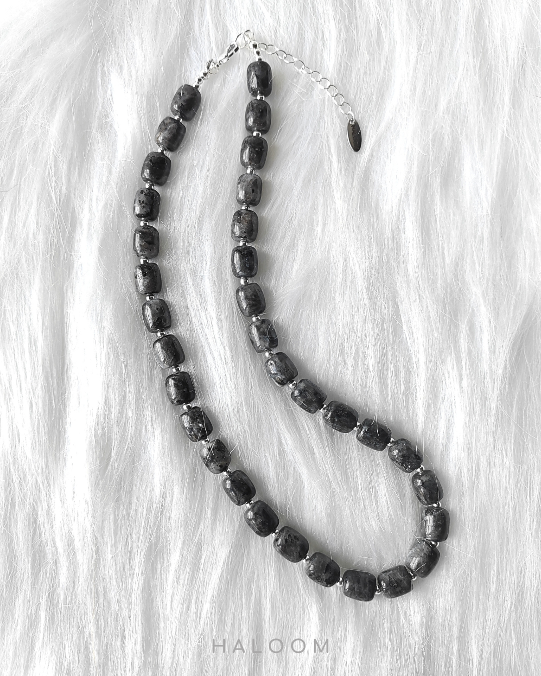 Energy Protection larvikite necklace