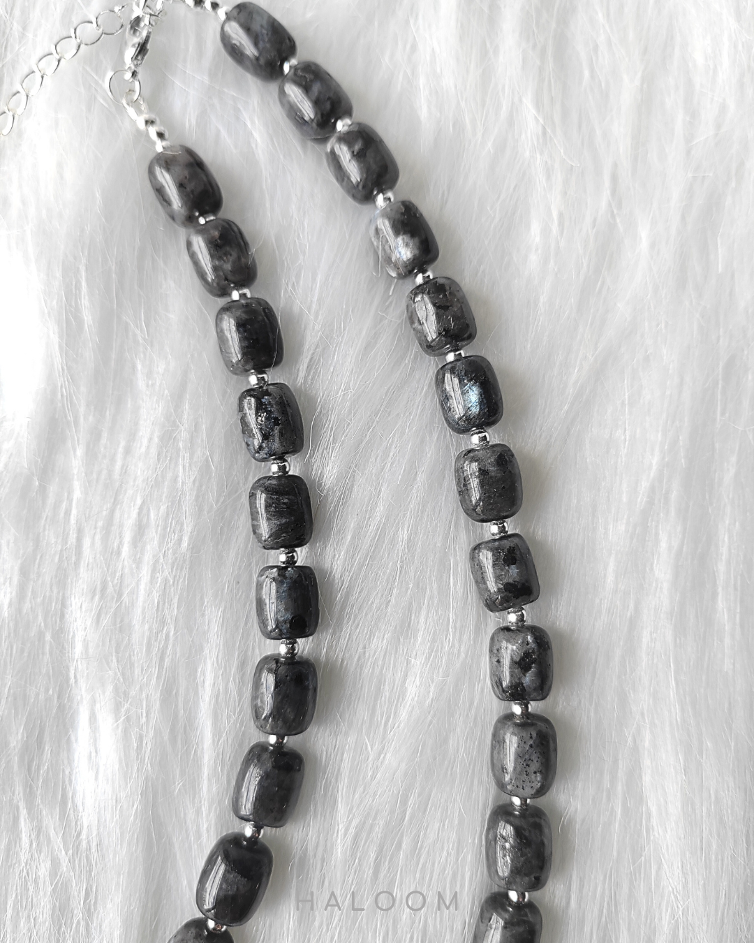 Energy Protection larvikite necklace