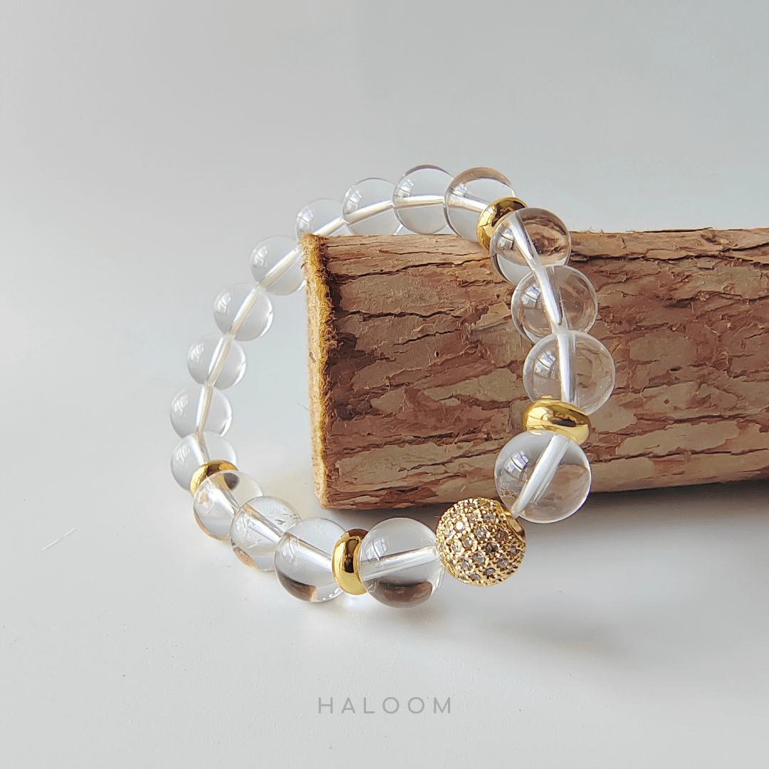 Clear Quartz bracelet (10mm)
