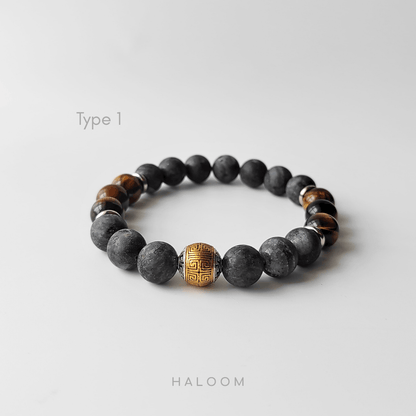 Men’s Tiger’s Eye & Labradorite Bracelet