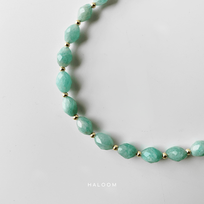 Boundaries amazonite necklace.