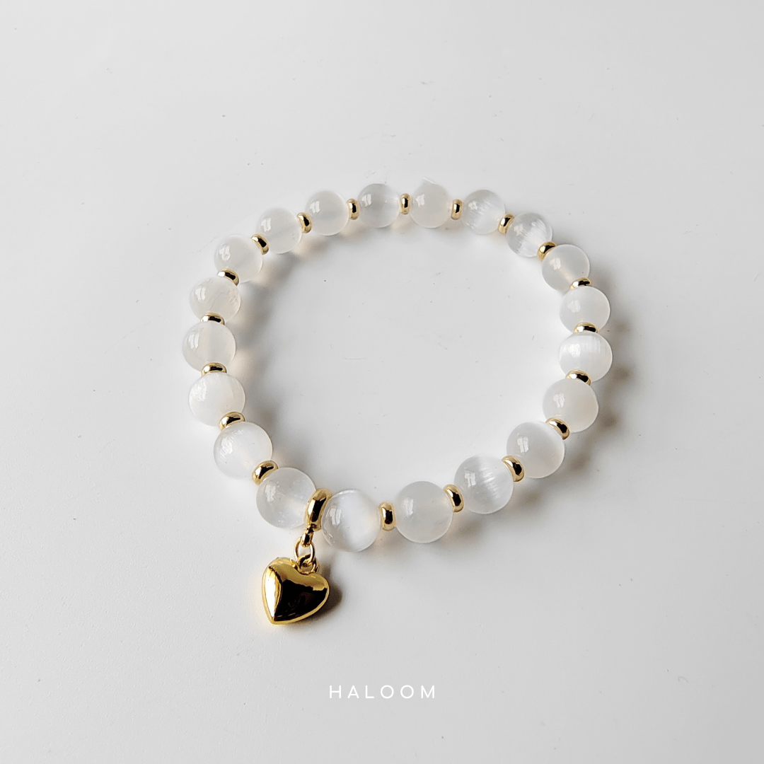 Clear Energy selenite bracelet