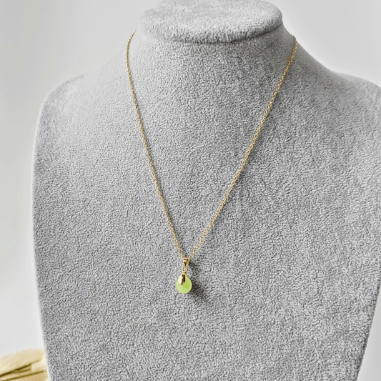 Peridot necklace for clarity