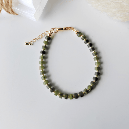 Canadian Green Jade Bracelet for Harmony & Prosperity