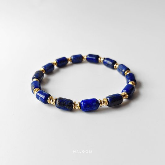 Wisdom and focus lapis lazuli bracelet