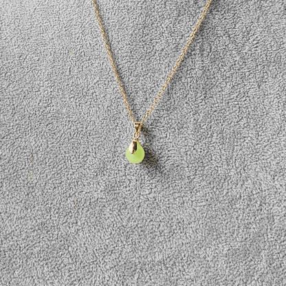 Peridot necklace for clarity
