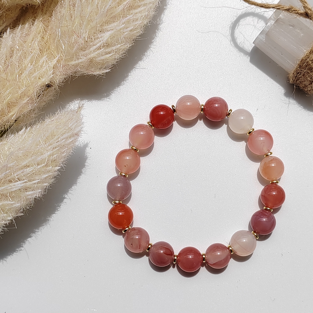 Joyful Allure gemstone bracelet 10mm
