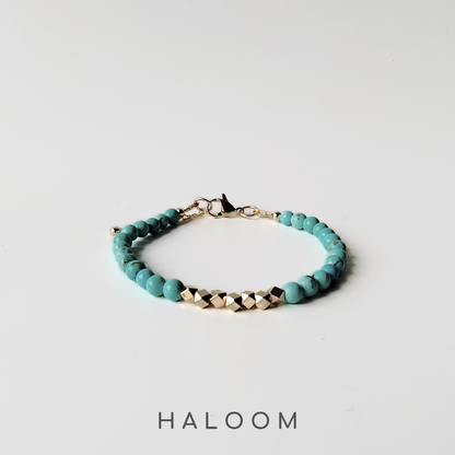 Turquoise bracelet 4mm