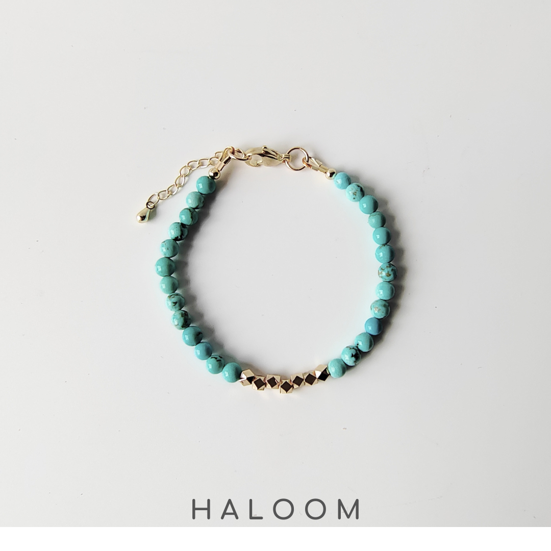 Gelang turquoise 4mm