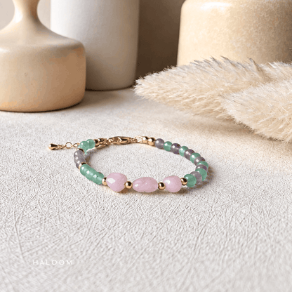 Lavender Dreams | Light amethyst+ green aventurine + kunzite