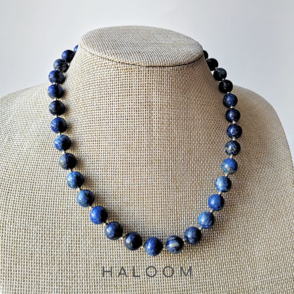 Lapis Lazuli necklace (10mm).