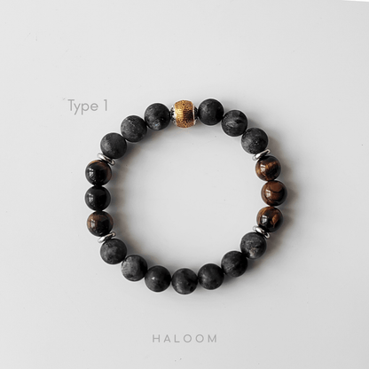Men’s Tiger’s Eye & Labradorite Bracelet