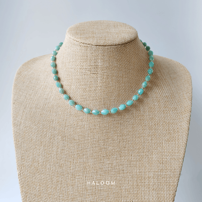 Boundaries amazonite necklace.