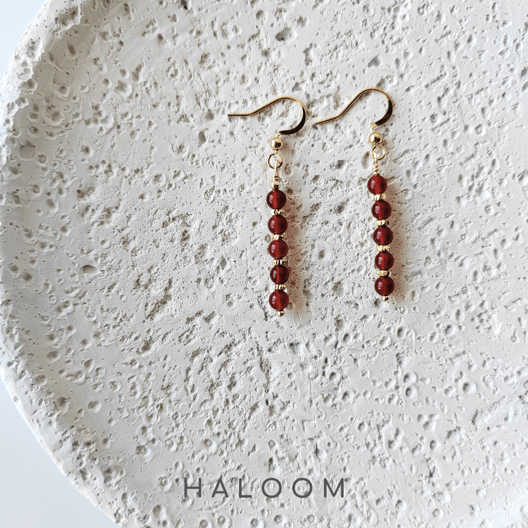Set Carnelian (4mm)