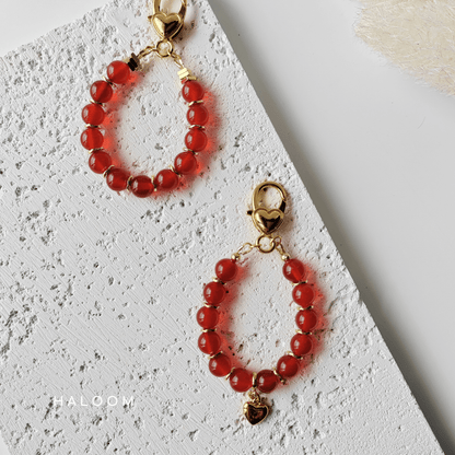 Red Carnelian intention charm – for confidence and action