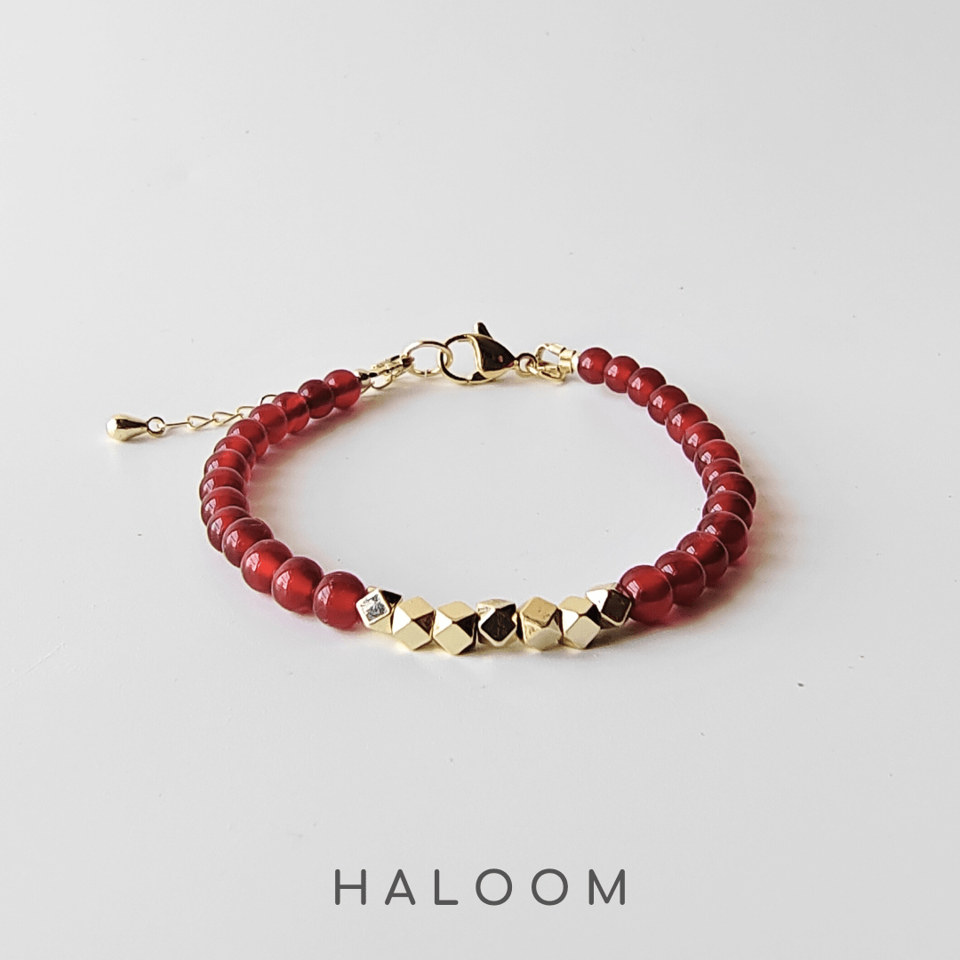 Set Carnelian (4mm)