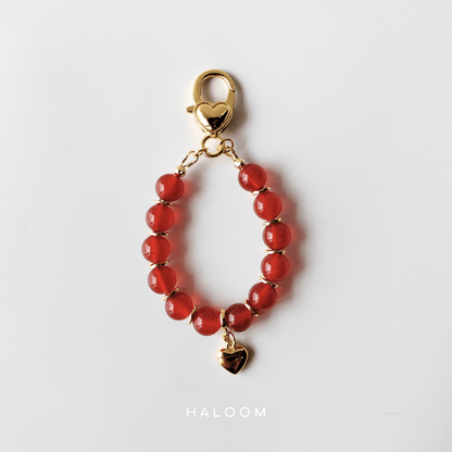 Red Carnelian intention charm – for confidence and action