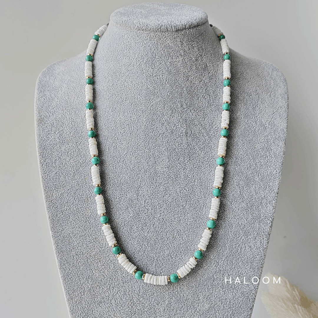 Rantaian Samudra - Coral and Turquoise Necklace and Glasses Chain