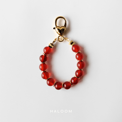 Red Carnelian intention charm – for confidence and action