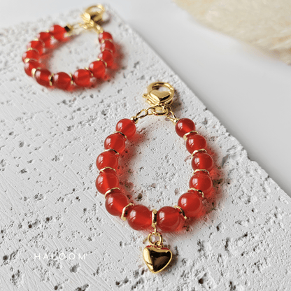 Red Carnelian intention charm – for confidence and action
