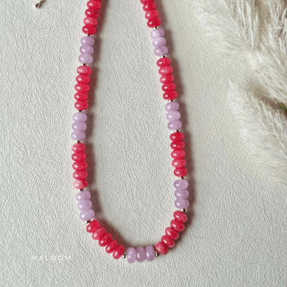 Berry Sorbet | Colour Enhanced Jade Necklace