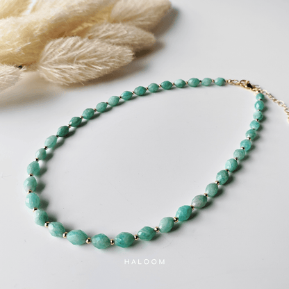Boundaries amazonite necklace.