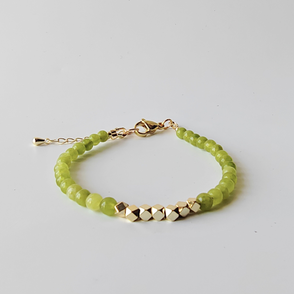 peridot bracelet
